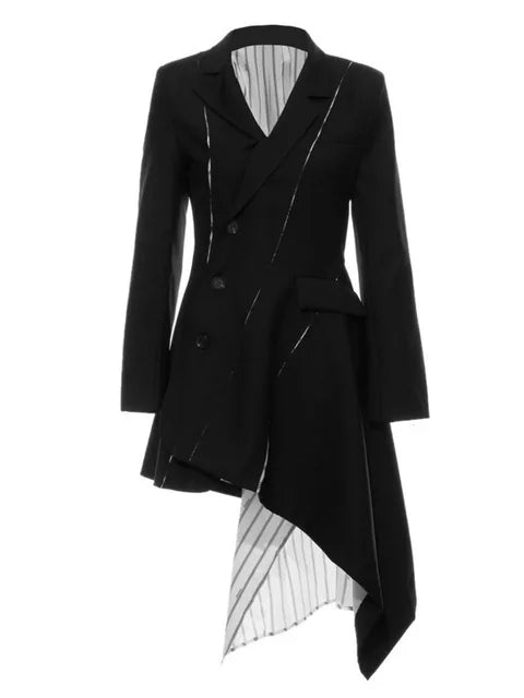 Black Blazer Style Dress for Women