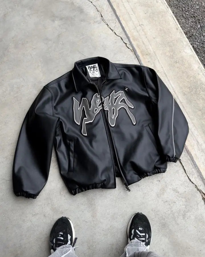Classic Black Leather Jacket for Men