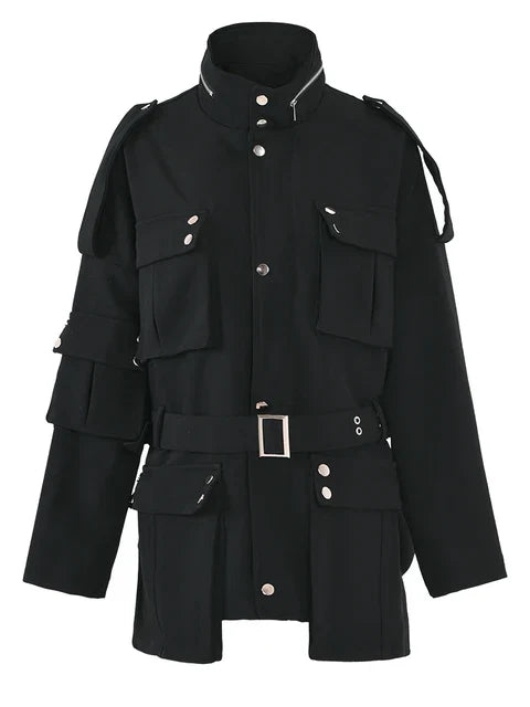 Premium Cotton Blend Black Womens Jacket