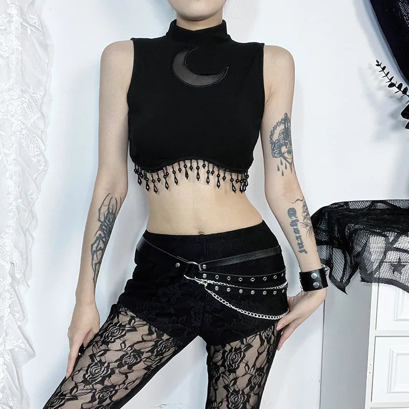 Gothic Womens Premium Cotton Polyester Blend Top