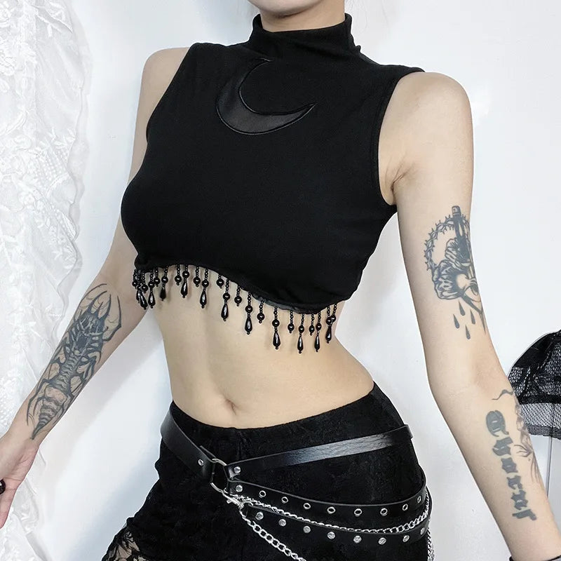 Gothic Womens Premium Cotton Polyester Blend Top