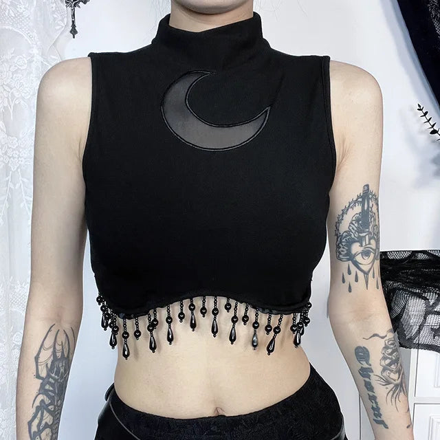 Gothic Womens Premium Cotton Polyester Blend Top