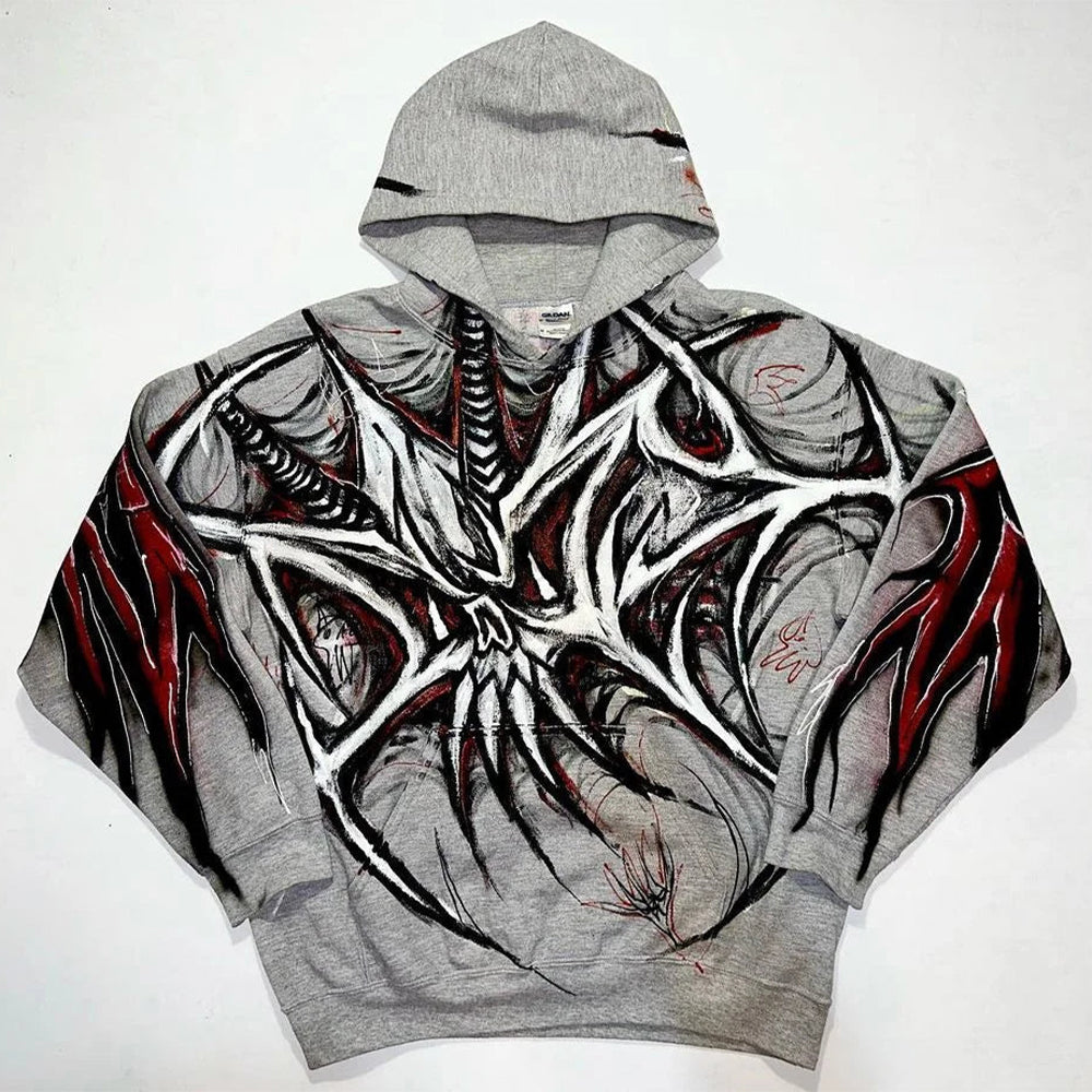 Premium Gray Cotton Polyester Blend Unisex Hoodie