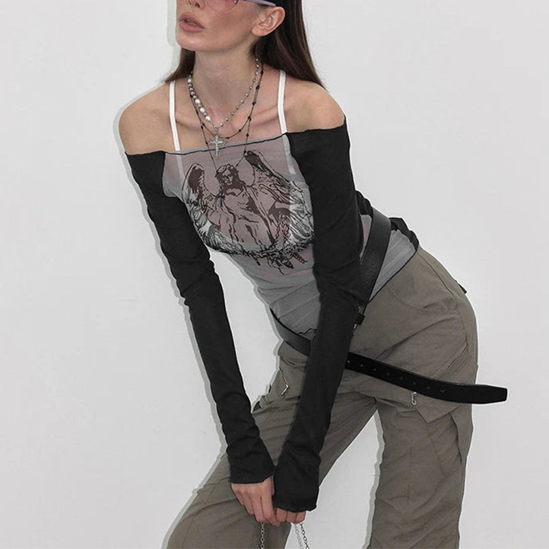 Premium Cotton Blend Long Sleeve Top for Women