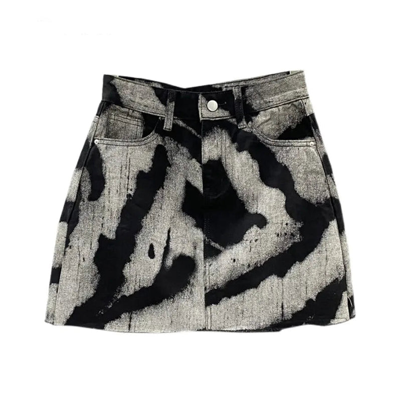 Limited Edition Gray Denim Skirt