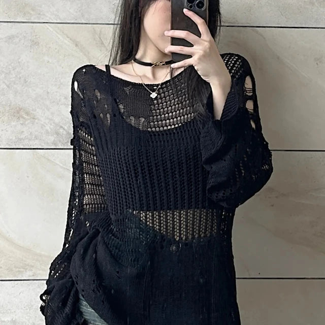 Stylish Knit Womens Blouse in Premium Cotton Blend