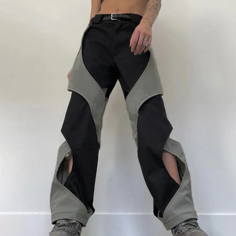Classic Gray Womens Pants - Premium Cotton & Polyester Blend