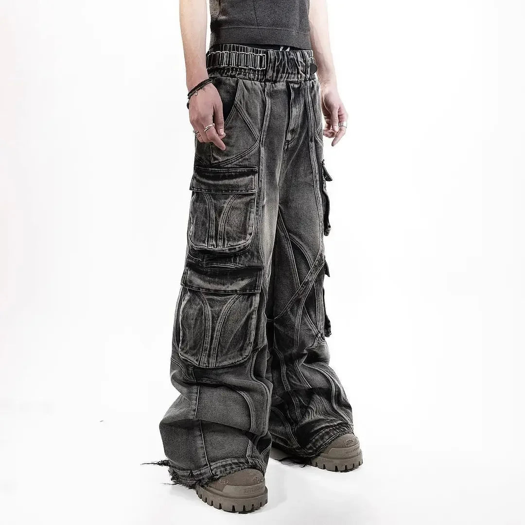 Black Premium Cotton Loose Pants for Men