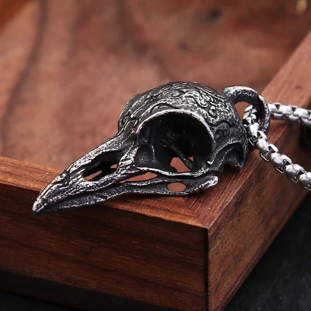 Silver Stainless Steel Mens Pendant Necklace