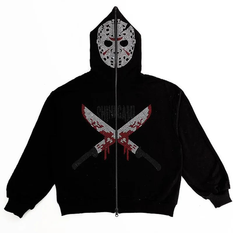 Premium Black Zipper Hoodie for Men