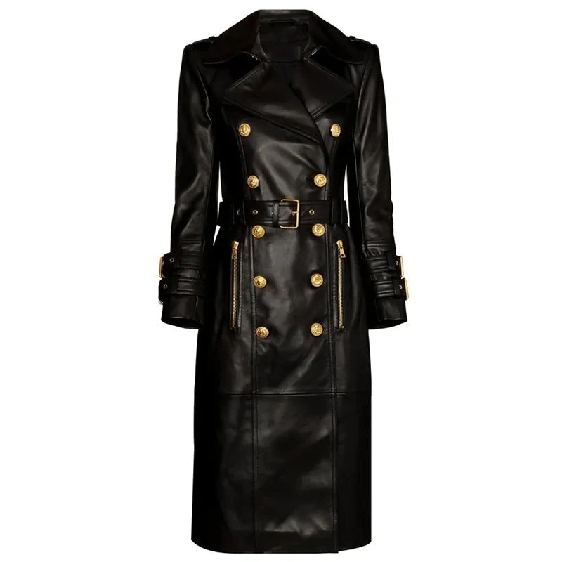 Premium Black PU Leather Jacket for Women
