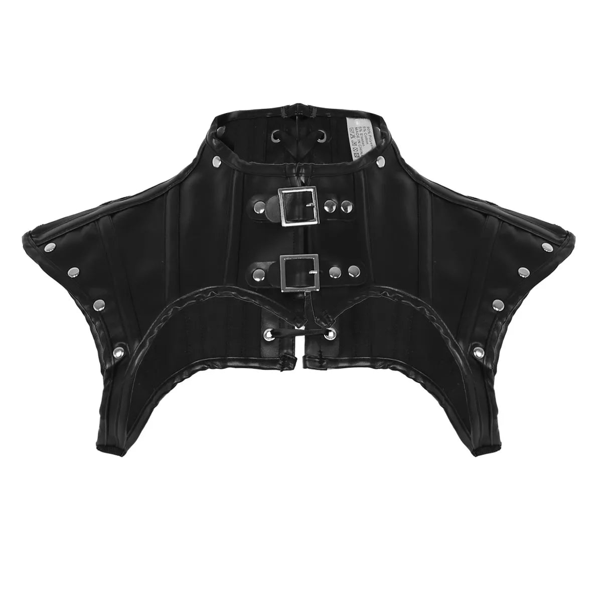 Gothic Black Faux Leather Womens Accessory