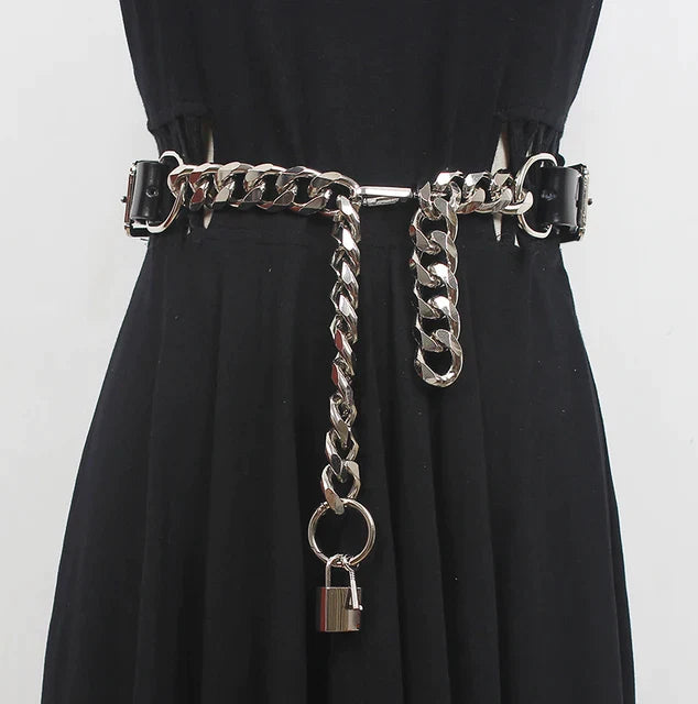 Black PU Leather Womens Belt - Limited Edition Fashion Accessory