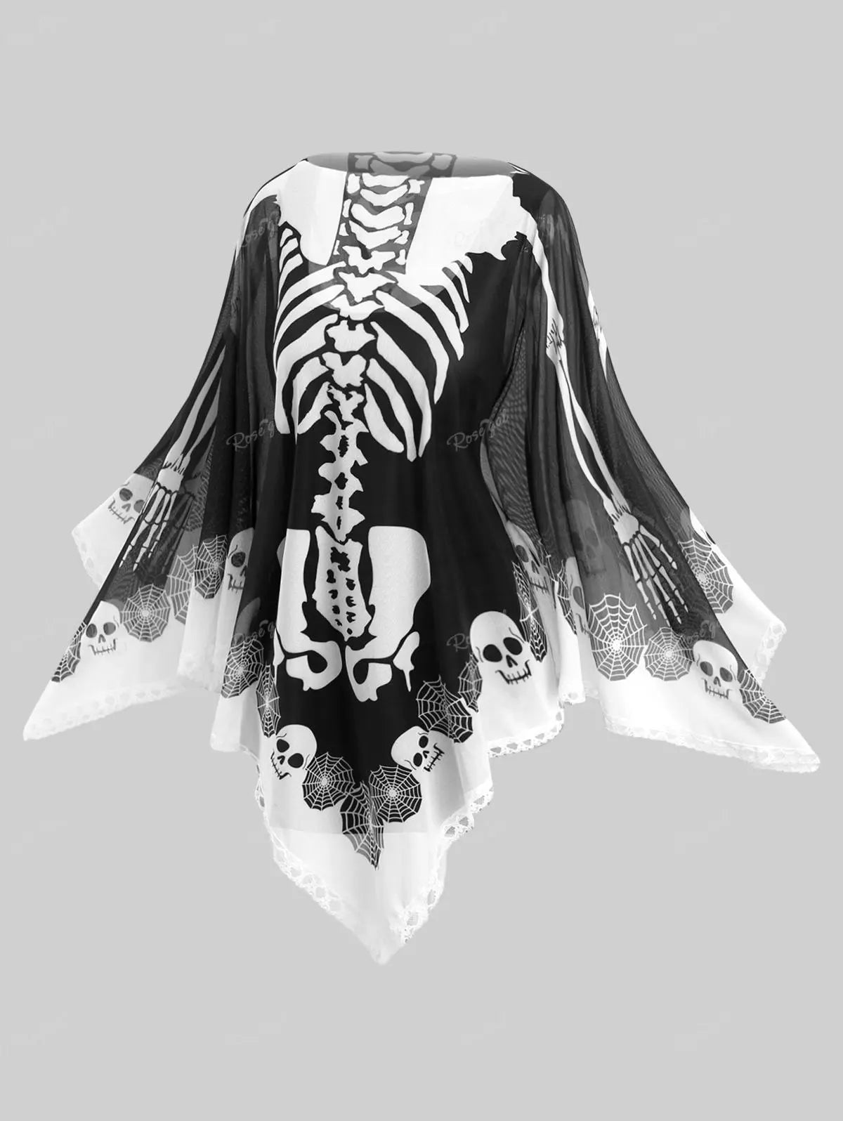 Black Womens Cape - Premium Cotton & Polyester Blend