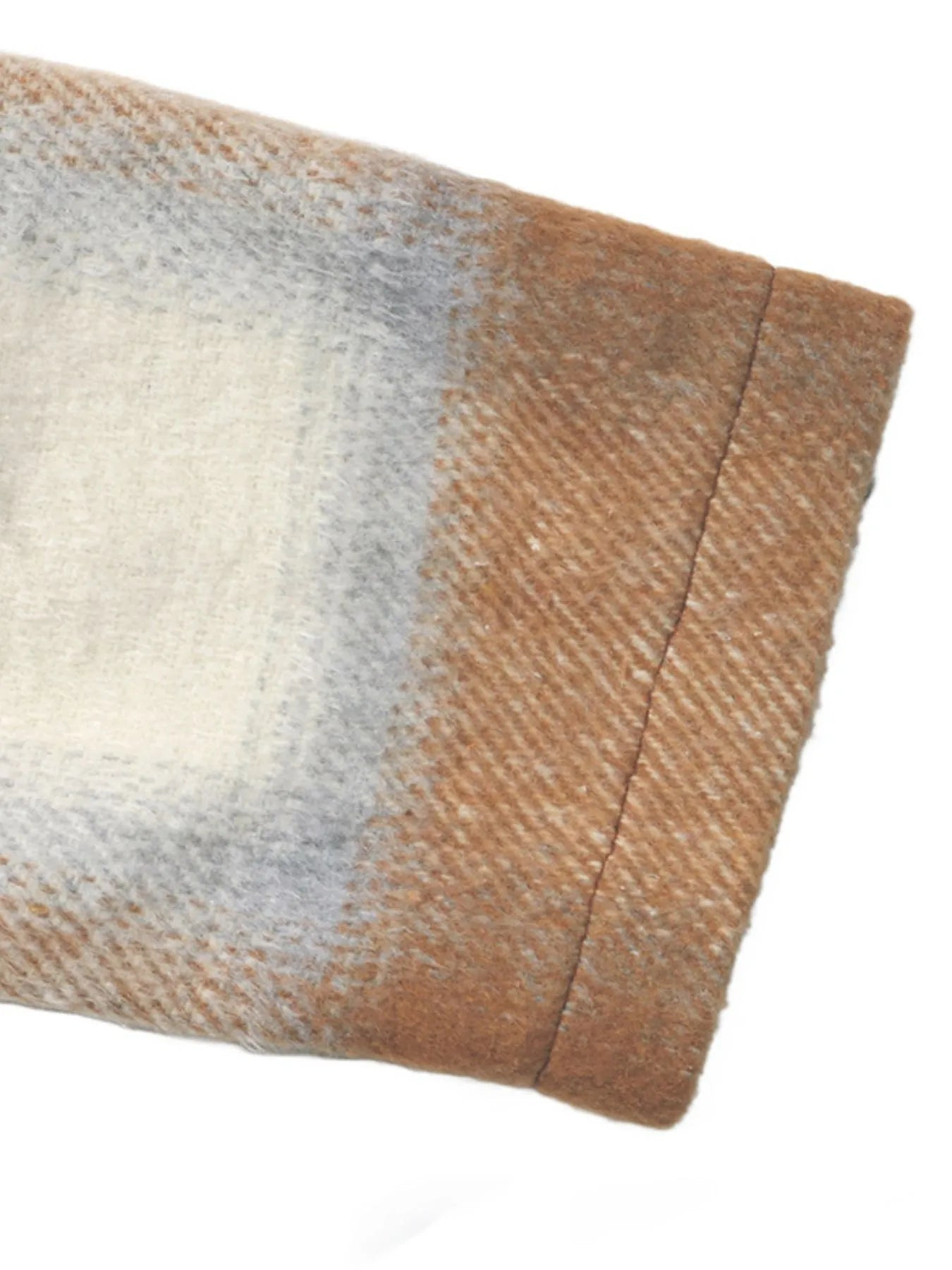 Camel Wool Blend Longline Jacket