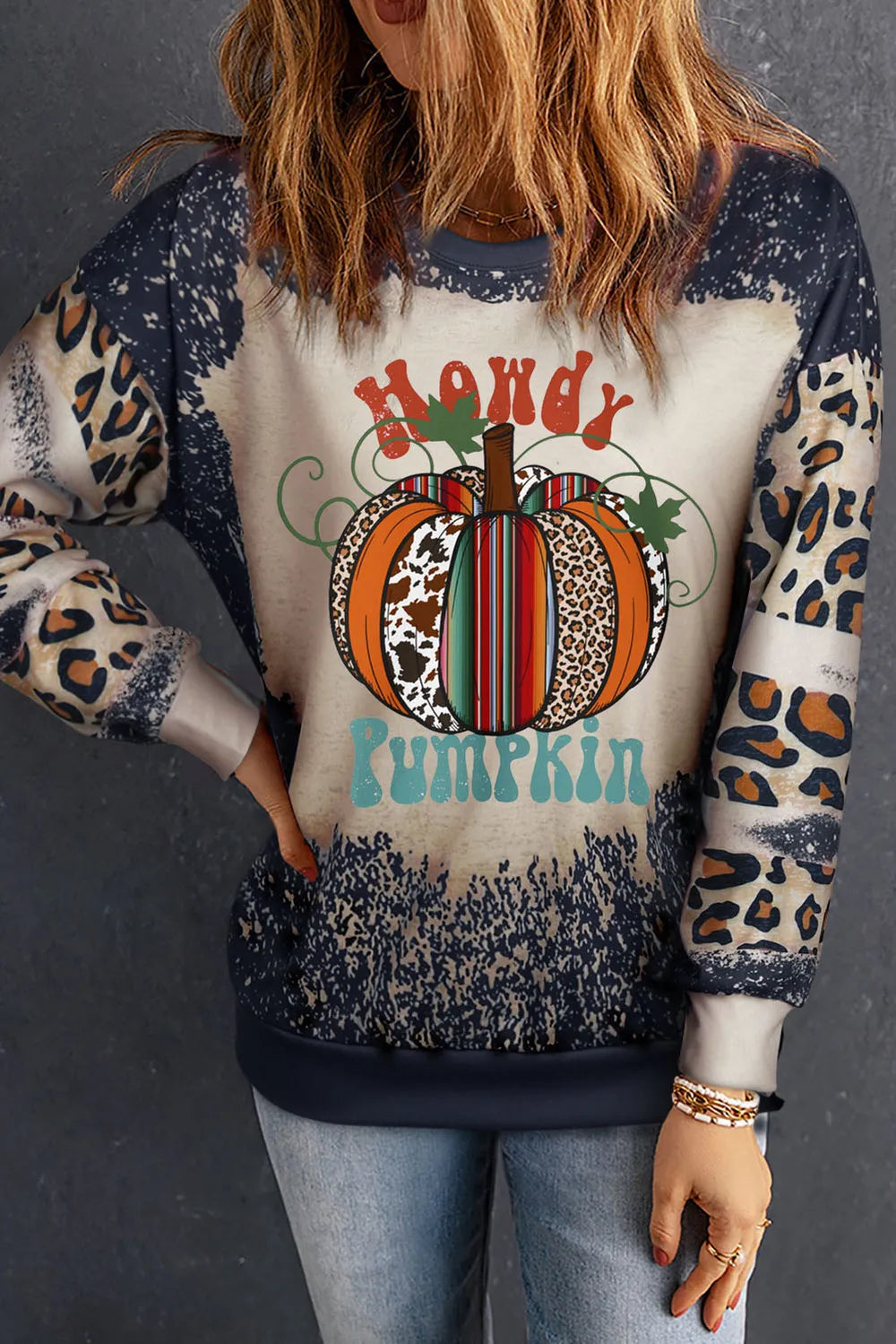 Leopard Print Long Sleeve Shirt