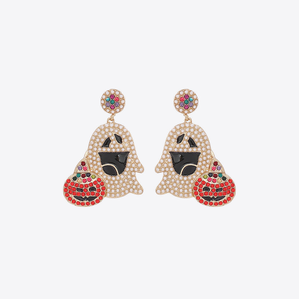 Multicolor Rhinestone Stud Earrings Set