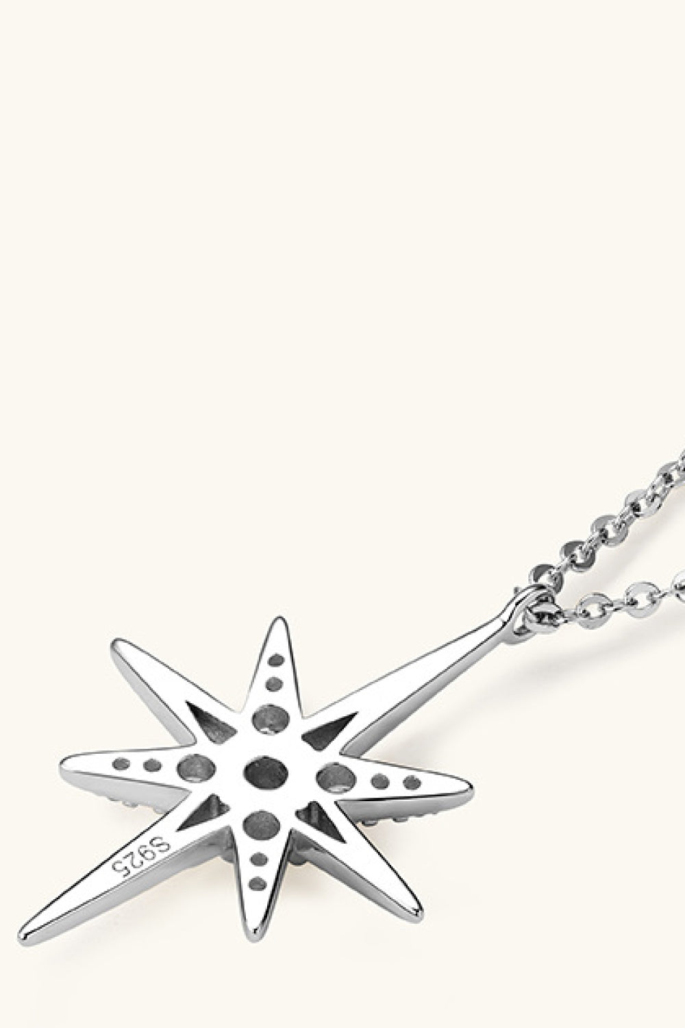 Elegant Moissanite Silver Pendant Necklace