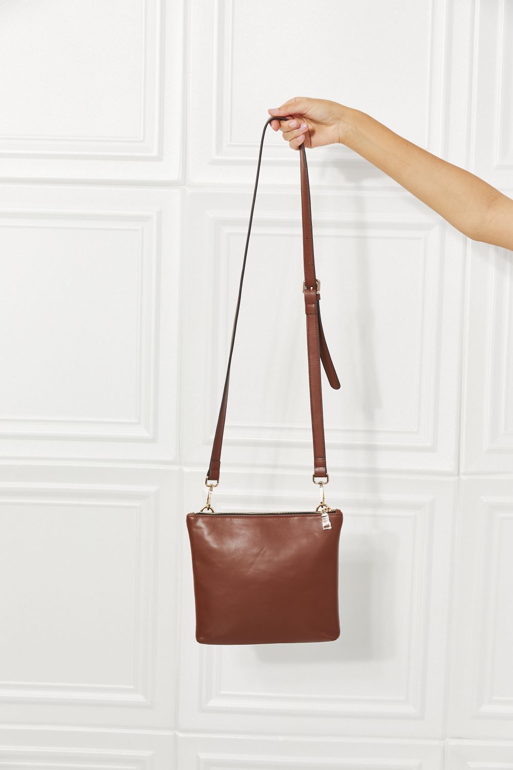 Stylish Vegan Leather Shoulder Bag