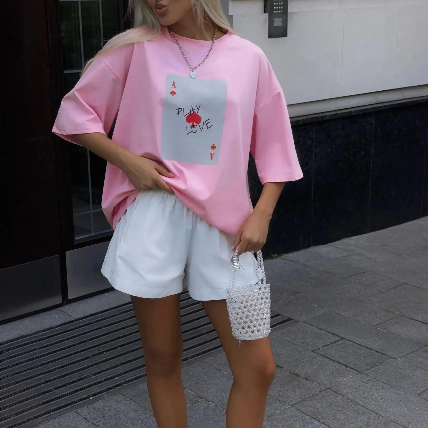Breathable Cotton Oversized Tee - Urban Style Comfort