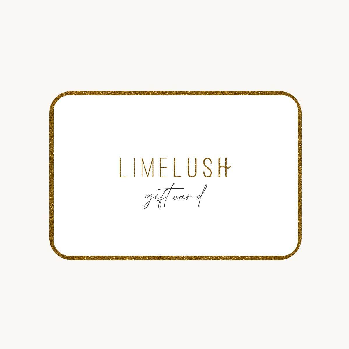 Elegant Lime Gift Card for Any Occasion