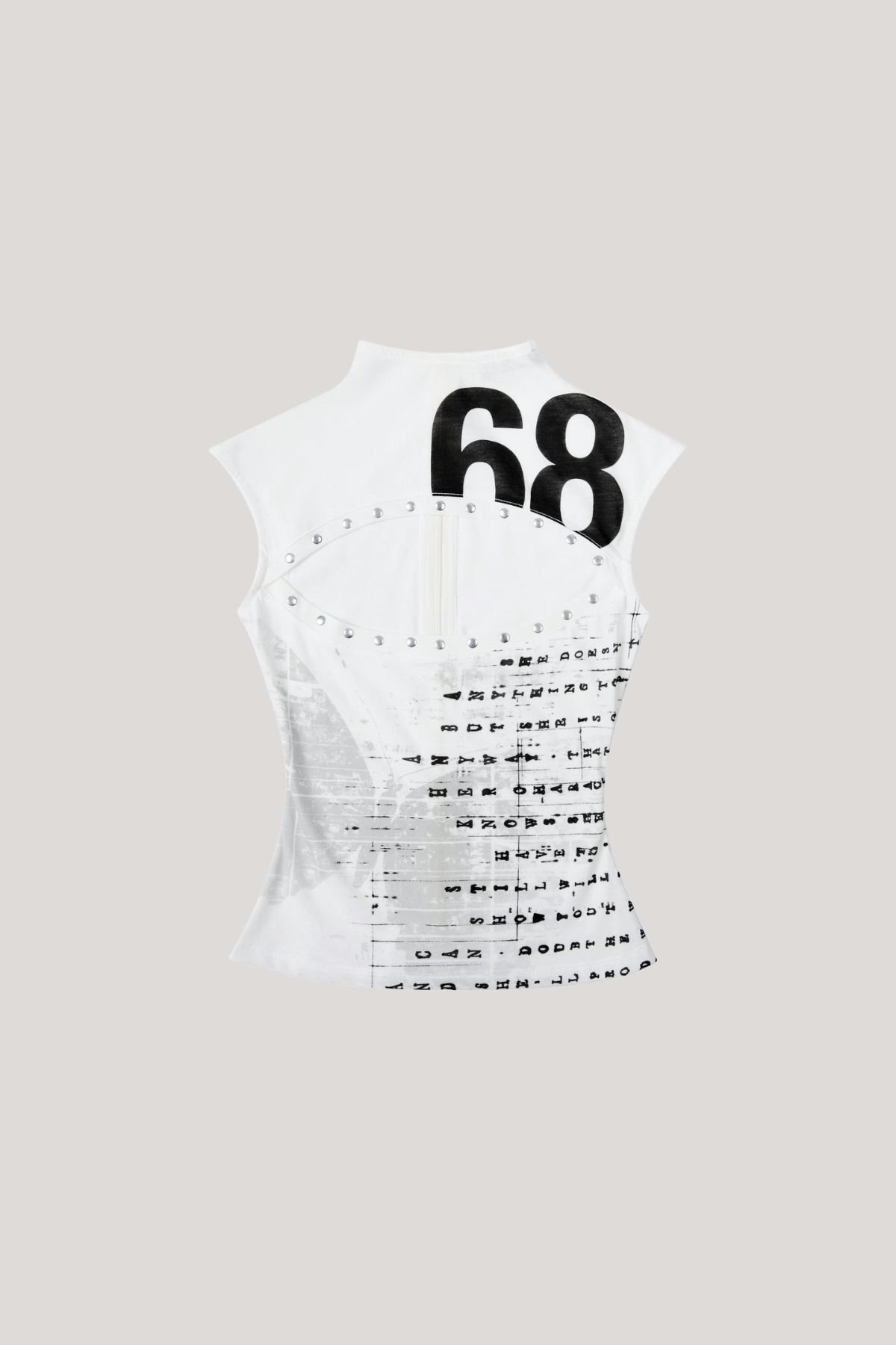 Cutout Print Bodycon Top in Dawn Hue
