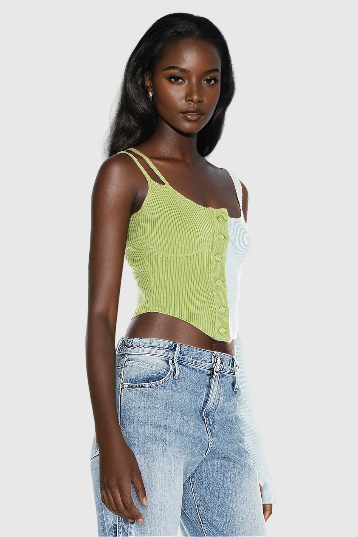 Stylish Asymmetric Knit Top for Women